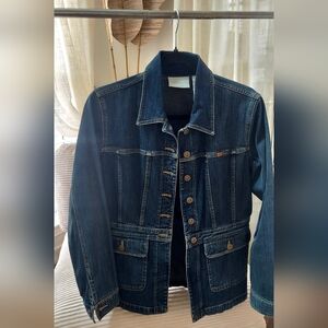 Liz Claiborne Dark Blue Denim Jacket SZ SMALL